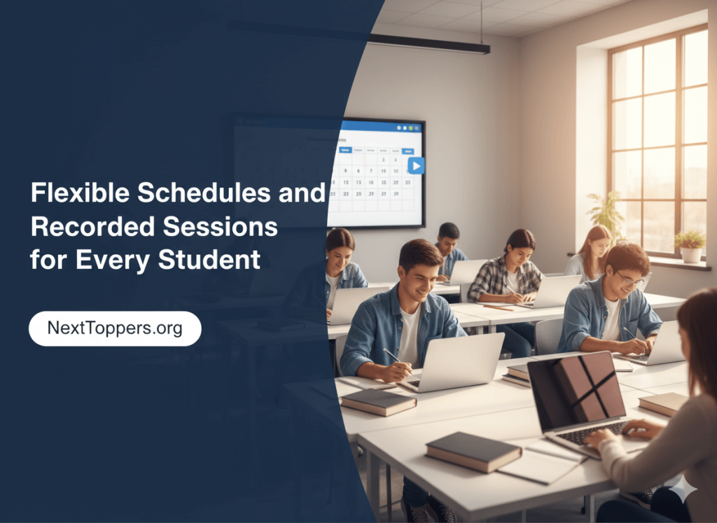 Flexible Schedules and Recorded Sessions for Every Student