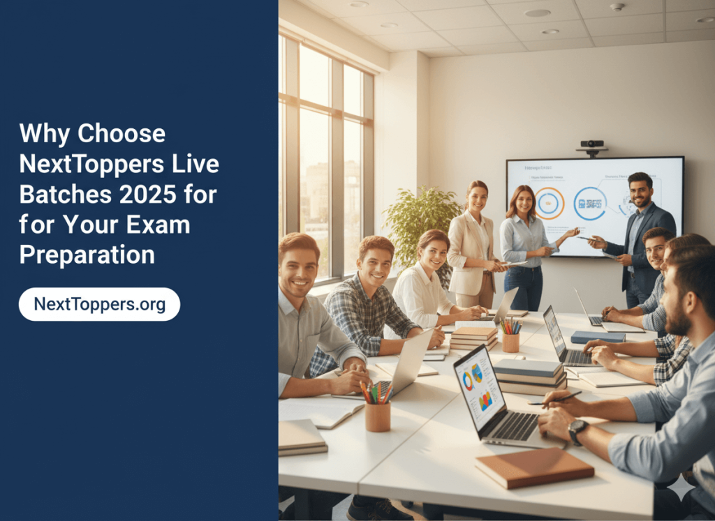 Why Choose NextToppers Live Batches 2025 for Your Exam Preparation