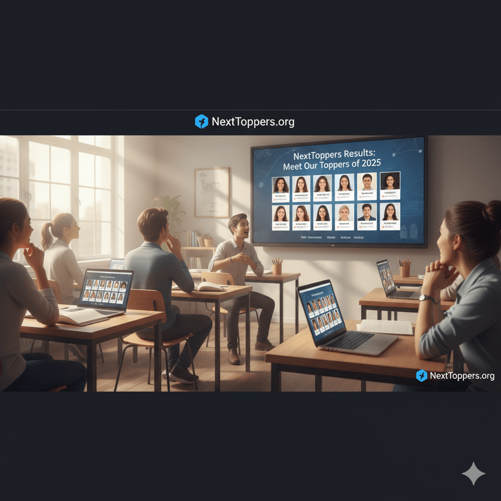 NextToppers Results: Meet Our Toppers of 2025