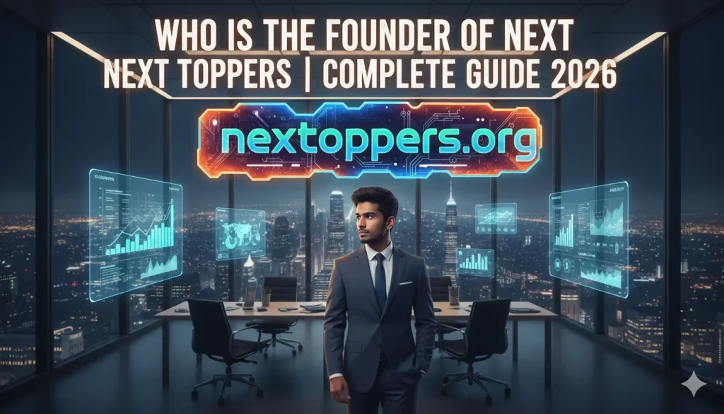 Who Is the Founder of Next Toppers