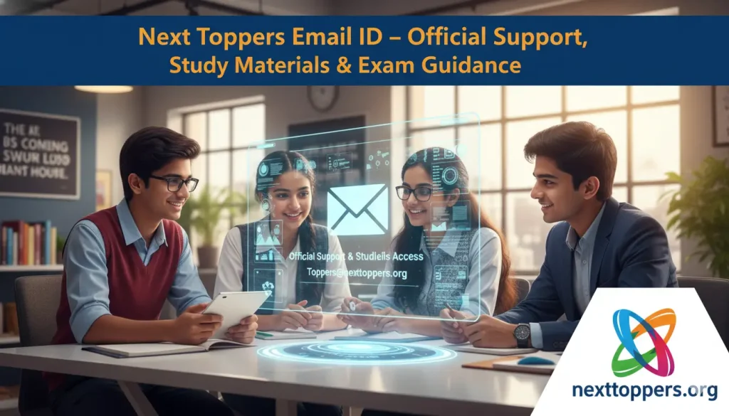 Next Toppers Email ID