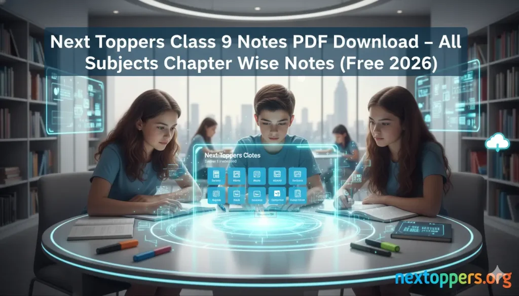Next Toppers Class 9 Notes PDF Download