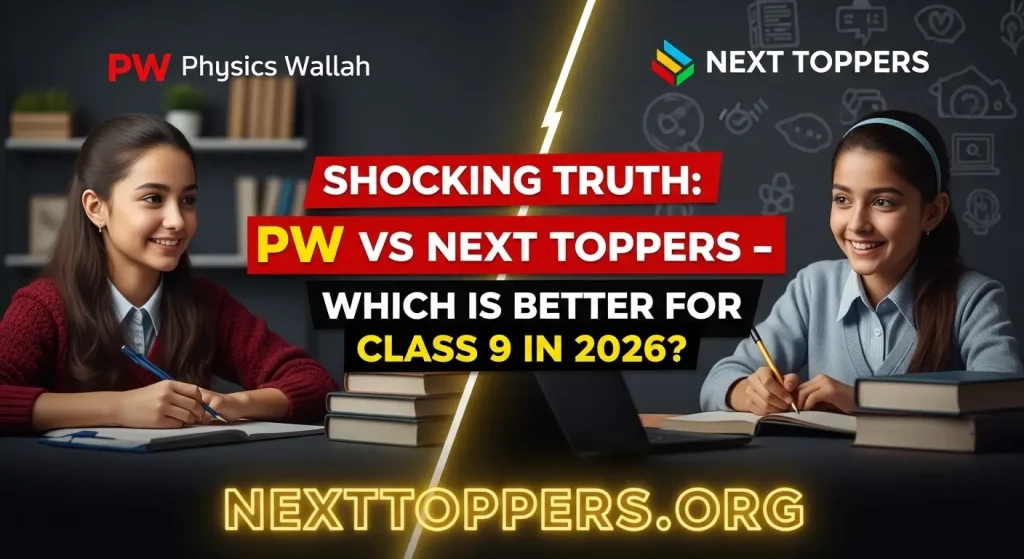 PW vs Next Toppers, Which Is Better for Class 9
