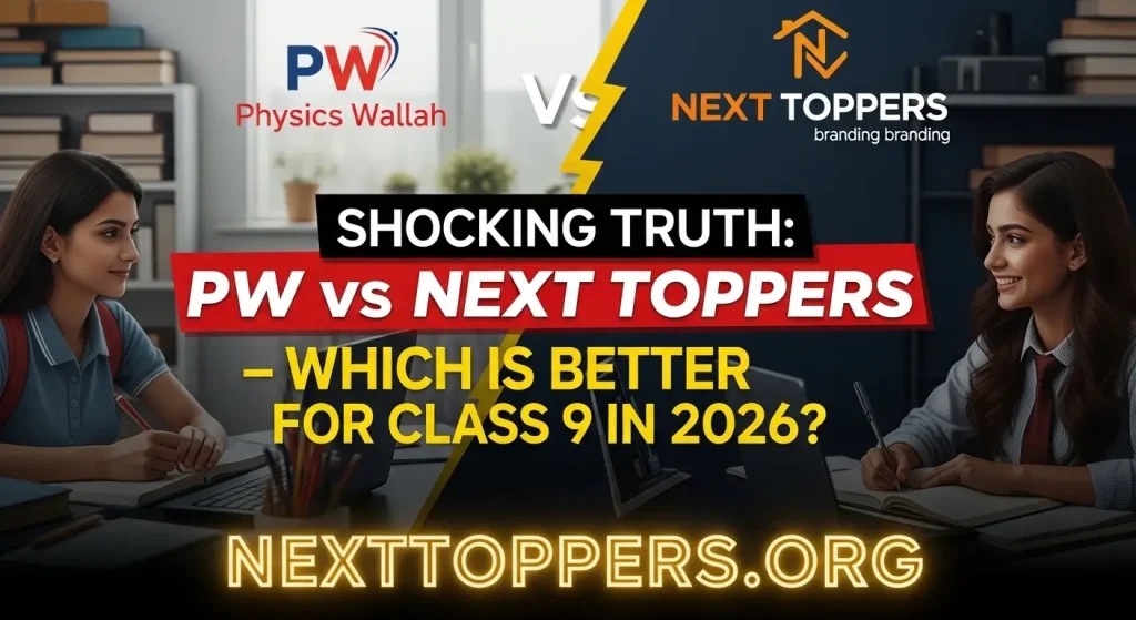PW vs Next Toppers, Which Is Better for Class 9