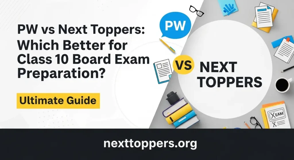 PW vs Next Toppers, which is better for Class 10