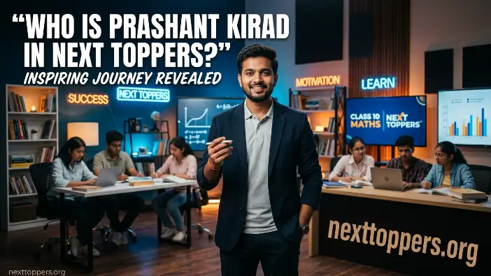 Who is Prashant Kirad in Next Toppers