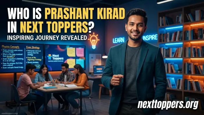 Who is Prashant Kirad in Next Toppers