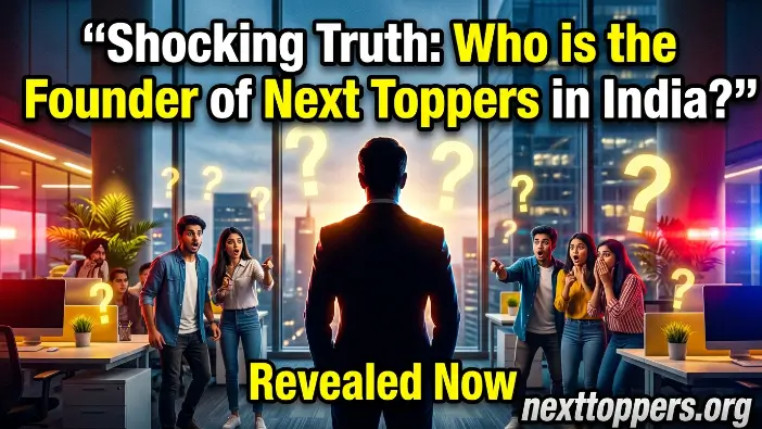 Who is the founder of Next Toppers in india