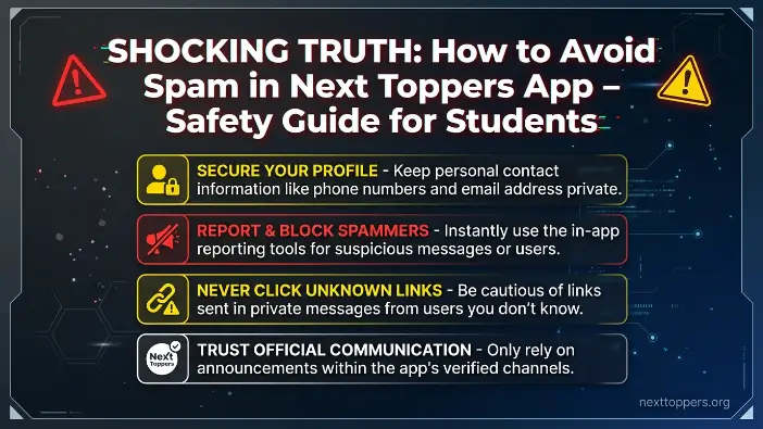 How to Avoid Spam in Next Toppers App