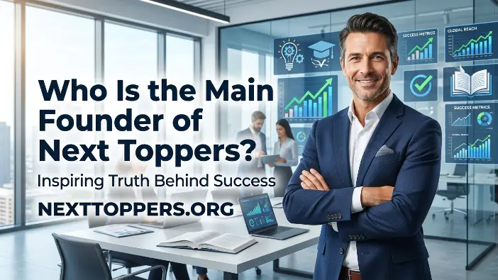 Who Is the Main Founder of Next Toppers