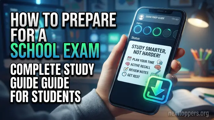 How to Prepare for a School Exam